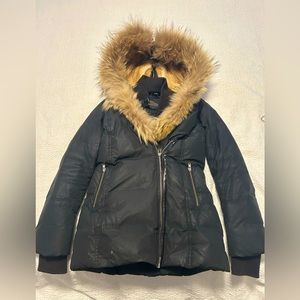 Mackage jacket with rabbit fur